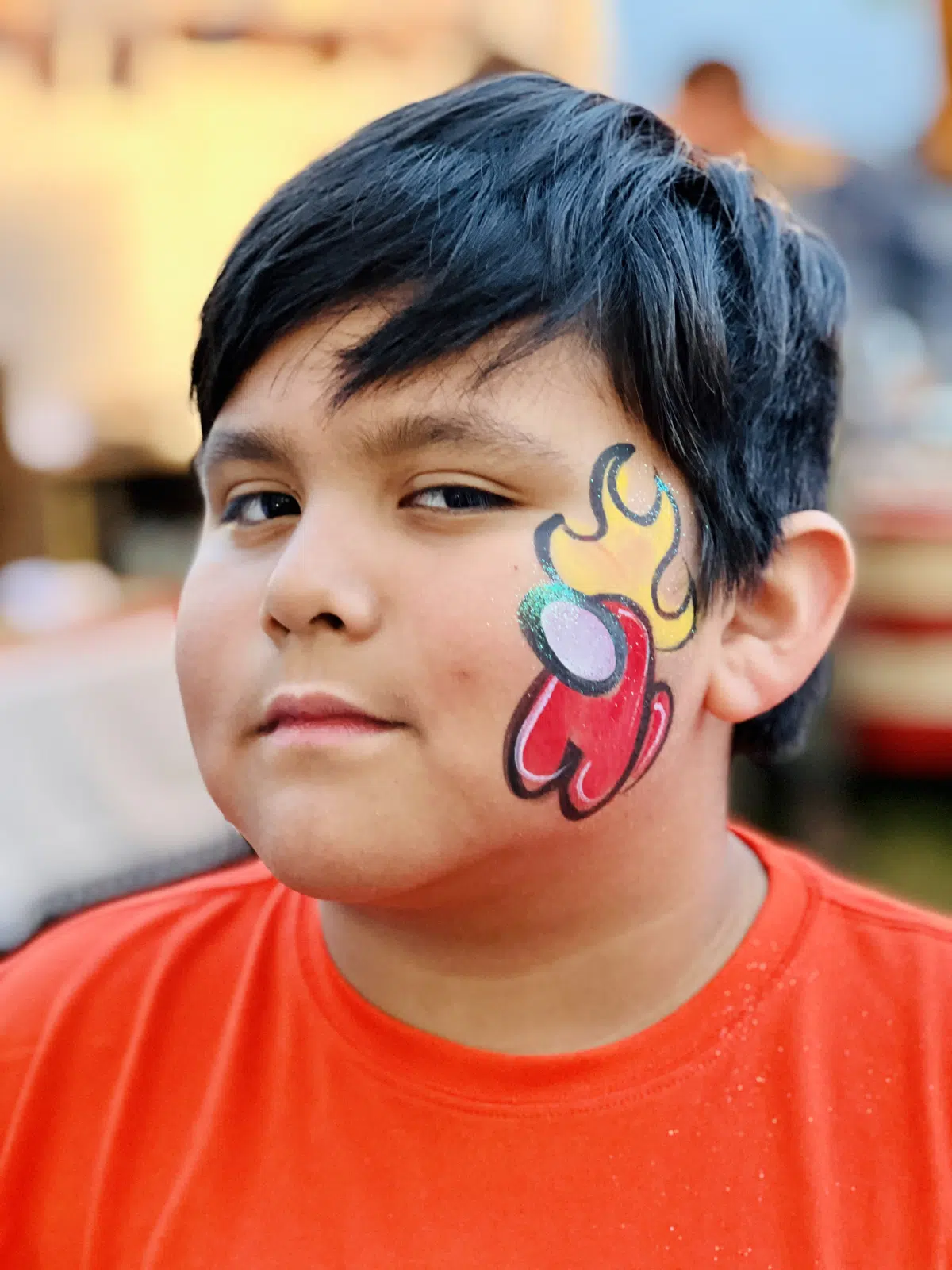 Foto del portafolio de Colory Faces con diseño de pinta caritas.