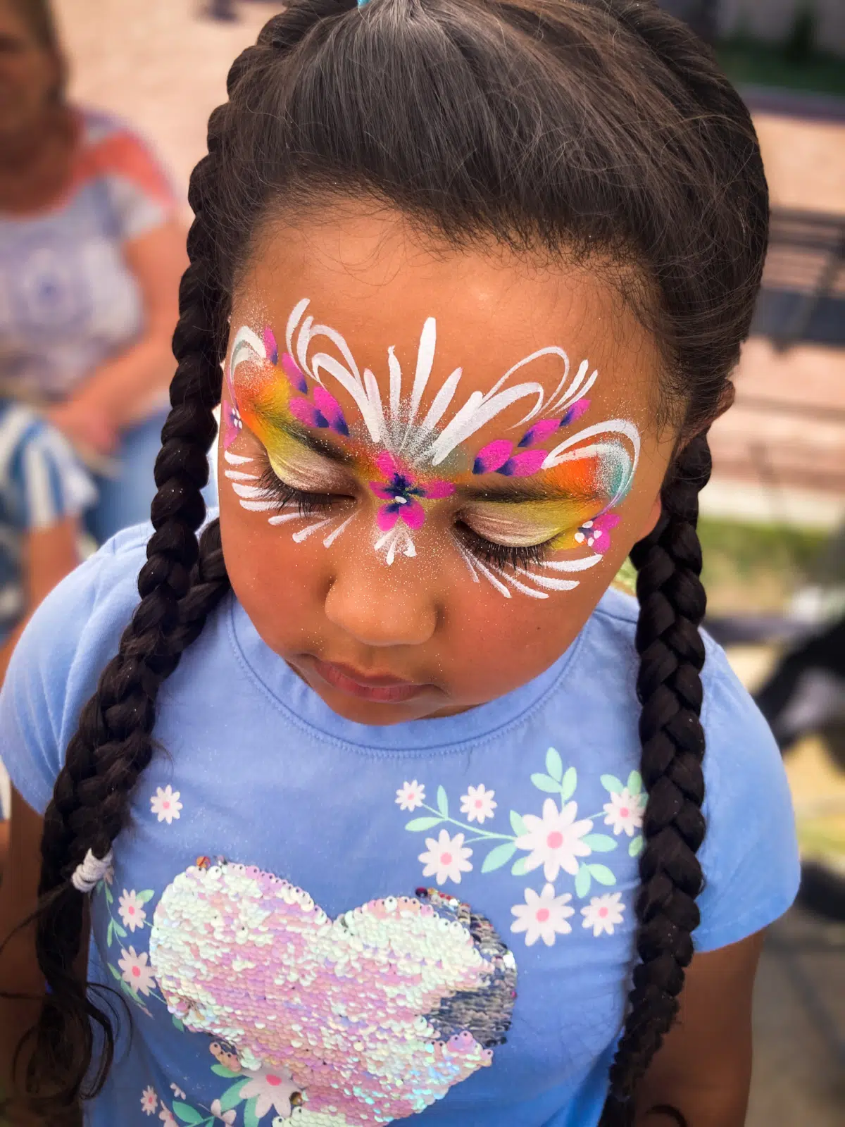 Foto del portafolio de Colory Faces con diseño de pinta caritas.