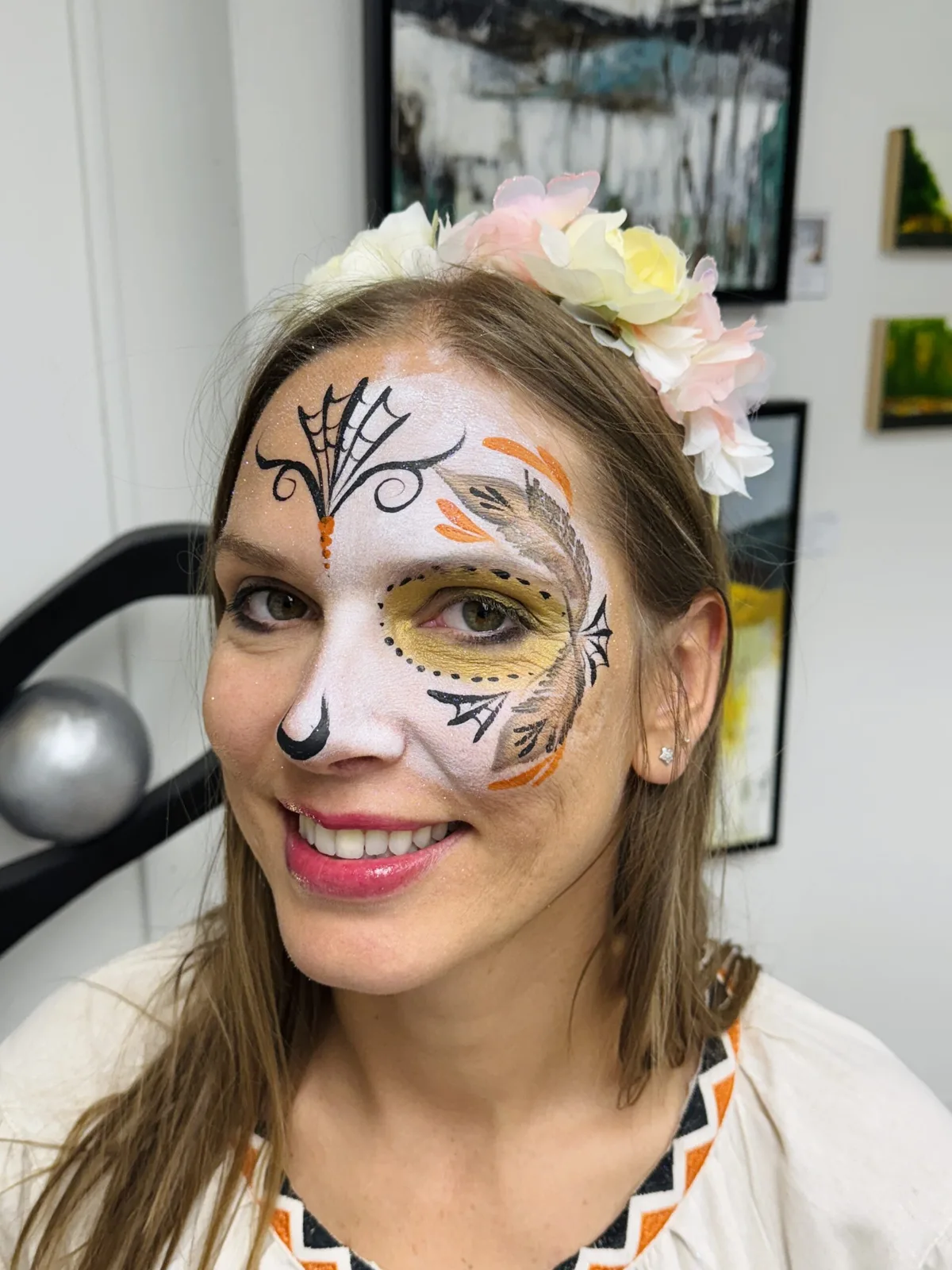 Foto del portafolio de Colory Faces con diseño de pinta caritas.